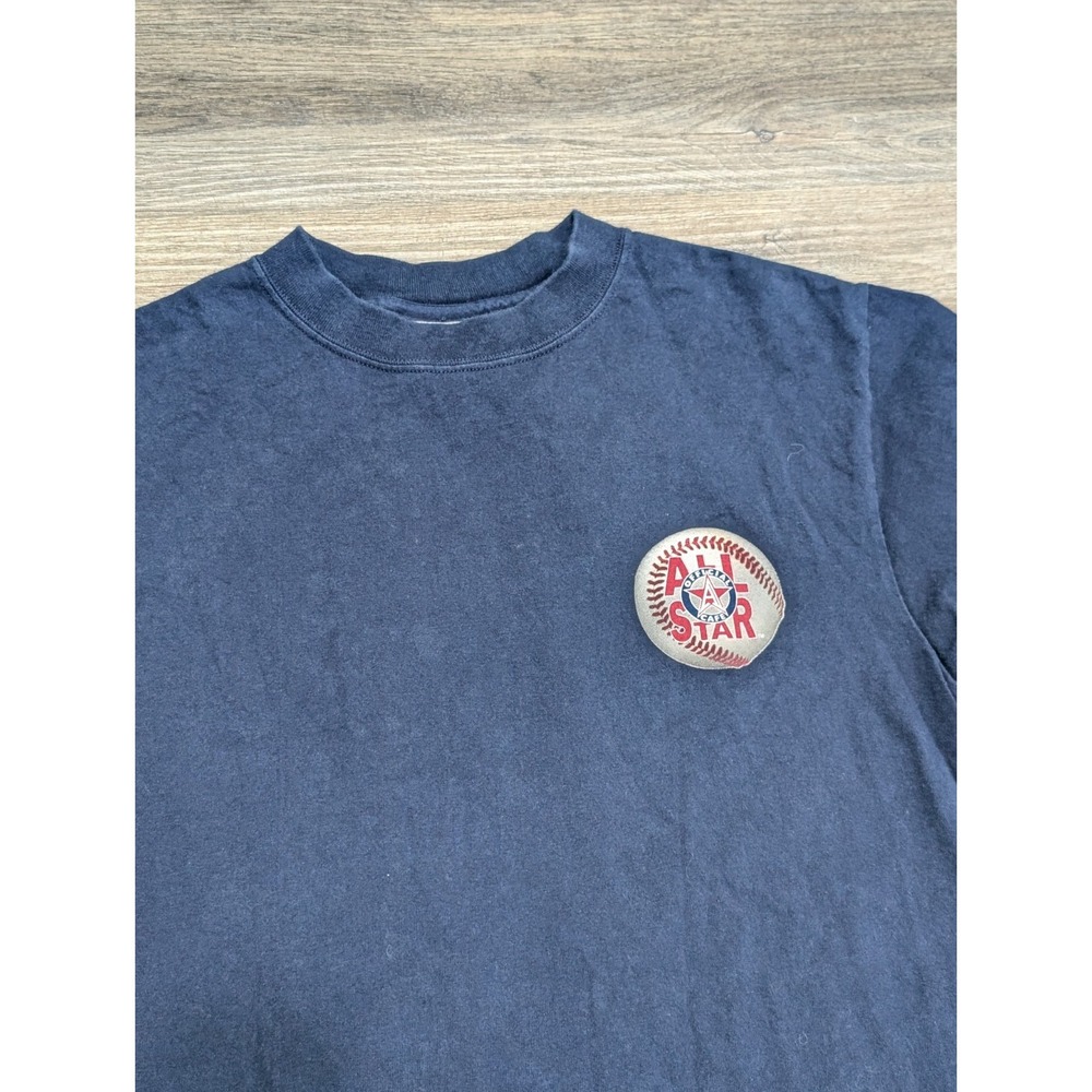 Vintage All Star Cafe Shirt Mens Small Baseball Graphic Print Made In Usa 90s